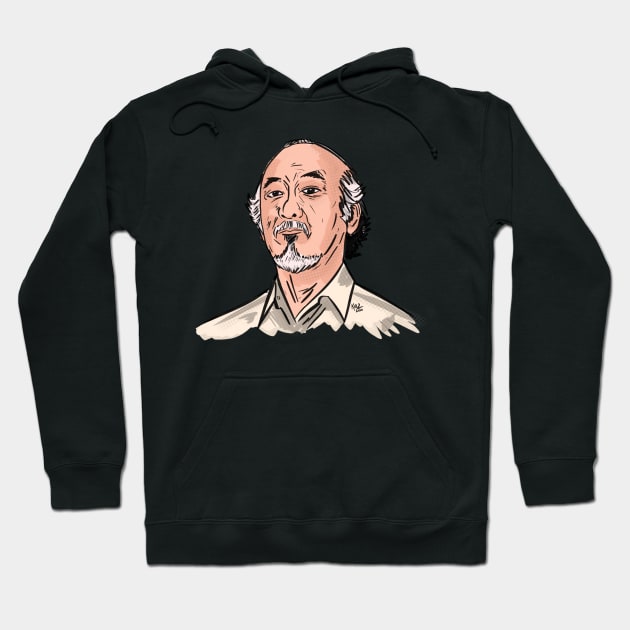 Mr Miyagi Hoodie by The Brothers Geek Out Podcast